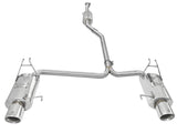 aFe Takeda Exhaust 2.25in to 2in Dia 304SS Cat-Back w/Polished Tips 08-12 Honda Accord Coupe V6 3.5L aFe Catback  AXOPROS