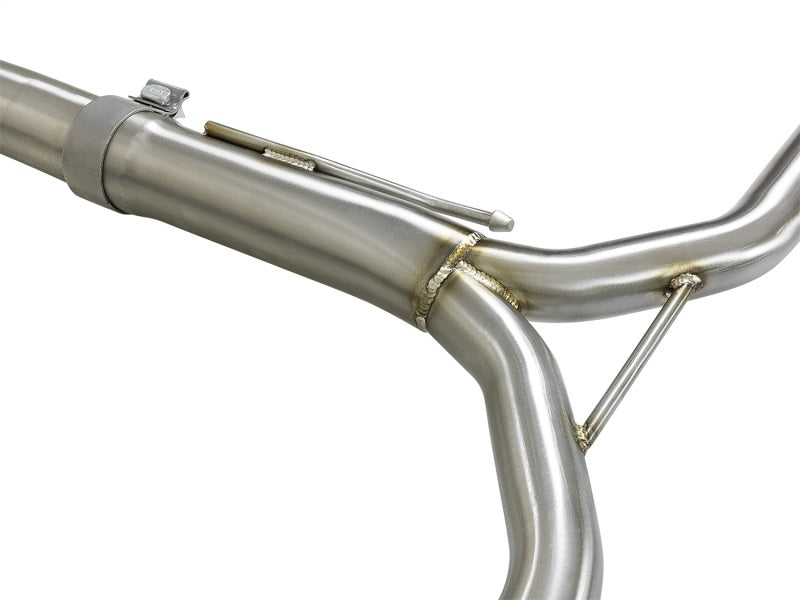 aFe Takeda Exhaust 304SS Dual Cat-Back w/ Black Tips 13-17 Honda Accord LX/EX/EX-L Sedan L4 2.4L aFe Catback  AXOPROS