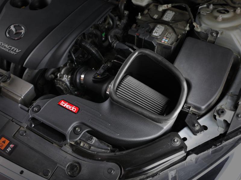 aFe Takeda Stage-2 Pro Dry S Cold Air Intake System 14-18 Mazda 3 L4-2.0L (Black) aFe Cold Air Intakes  AXOPROS