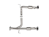 aFe Toyota Tacoma 05-15 V6-4.0L Twisted Steel Y-Pipe w/ Cat aFe X Pipes  AXOPROS