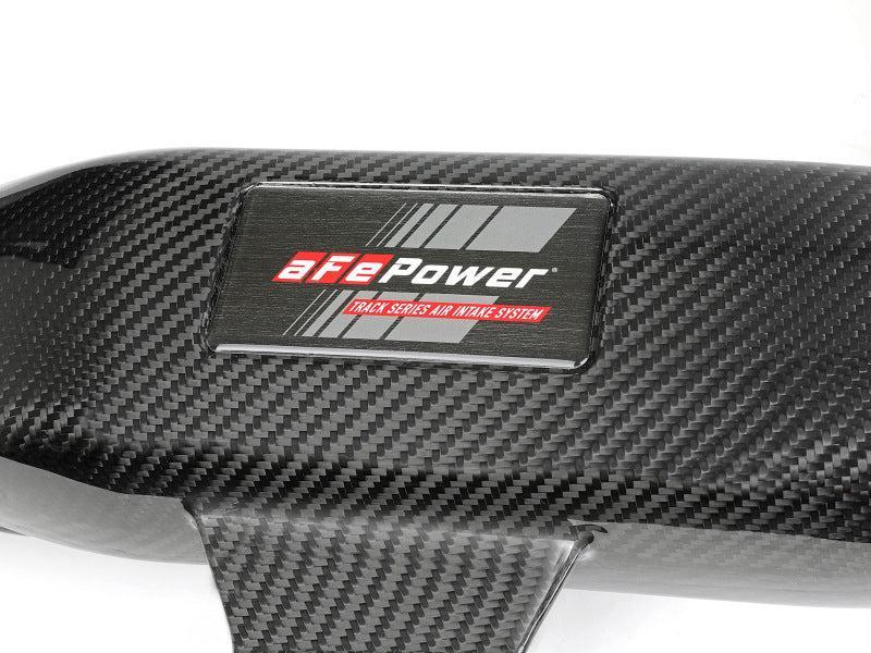 aFe Track Series Carbon Fiber Intake w/Pro 5R Filter BMW M2 (F87) 16-18 L6-3.0L (t) N55 aFe Cold Air Intakes  AXOPROS