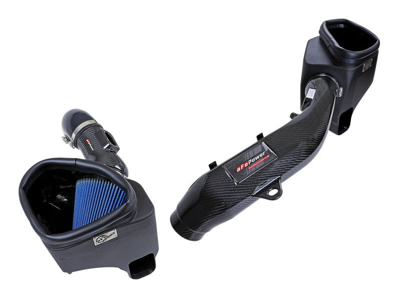 aFe Track Series Stg 2 Carbon Fiber Intake w/Pro 5R Media 15-20 BMW M3/M4(F80/82/83) L6-3.0L(tt) S55 aFe Cold Air Intakes  AXOPROS