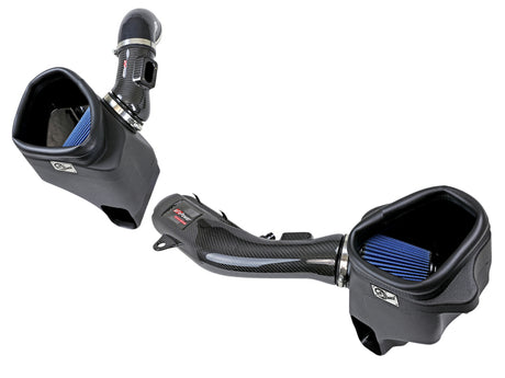 aFe Track Series Stg 2 Carbon Fiber Intake w/Pro 5R Media 15-20 BMW M3/M4(F80/82/83) L6-3.0L(tt) S55 aFe Cold Air Intakes  AXOPROS