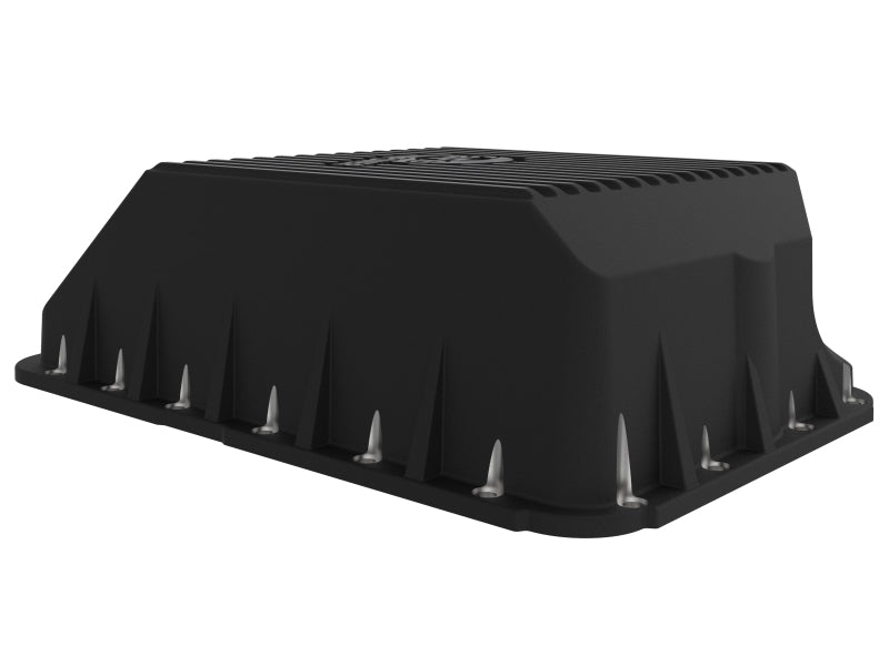 afe Transmission Pan (Black); Ford Diesel Trucks 03-10 V8-6.0/6.4L (td) aFe Diff Covers  AXOPROS
