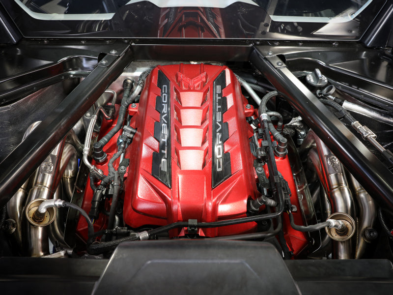 aFe Twisted 304SS Header 2020 Chevy Corvette (C8) 6.2L V8 - Titanium Ceramic Coated aFe Headers & Manifolds  AXOPROS