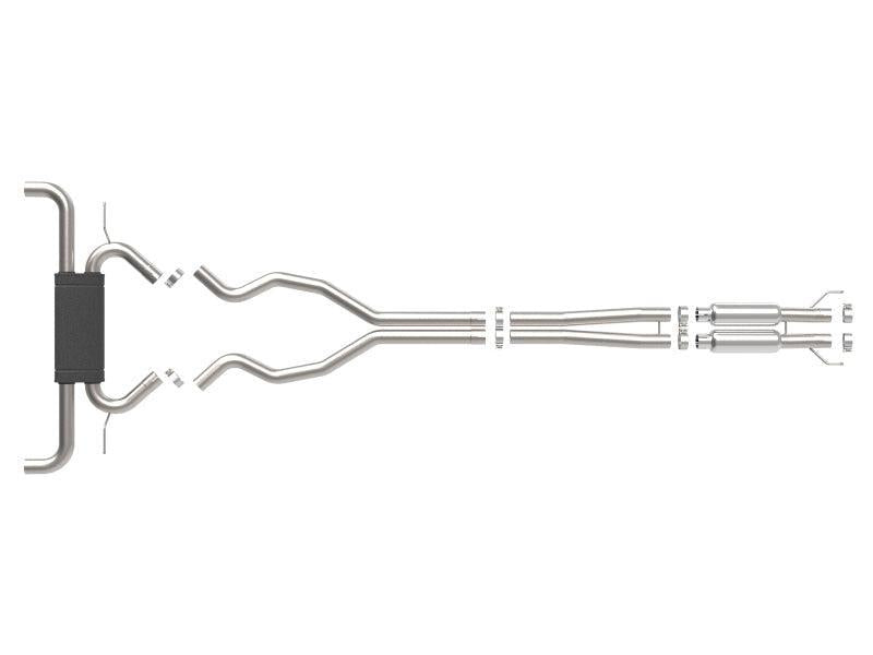 aFe Vulcan Series 2 1/2in 304 SS Cat-Back 19-20 Ford Edge ST V6 2.7L(tt) aFe Catback  AXOPROS