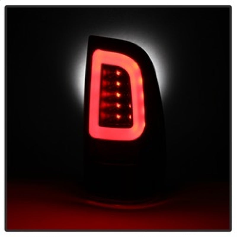 Spyder 08-16 Ford Super Duty F-250 V3 Light Bar LED Tail Lights - Black (ALT-YD-FS07V3-LBLED-BK) SPYDER Tail Lights  AXOPROS