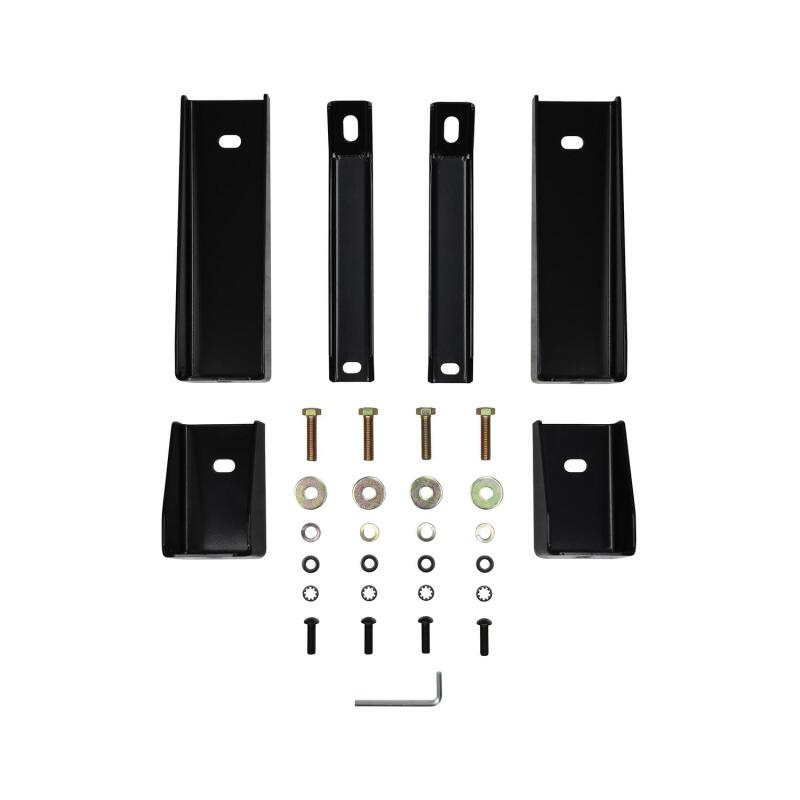Westin 2019 Chevrolet Silverado/Sierra 1500 Crew Cab E-Series 3 Nerf Step Bars - Black Westin Nerf Bars  AXOPROS