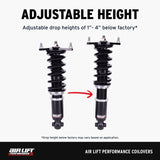 Air Lift Performance 15-20 Audi A3 / 15-24 VW GTI Coilover Kit Air Lift Coilovers  AXOPROS
