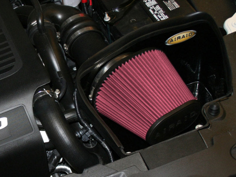 Airaid 10-13 Ford Taurus SHO/Flex 3.5L Turbo MXP Intake System w/ Tube (Dry / Red Media) Airaid Cold Air Intakes  AXOPROS