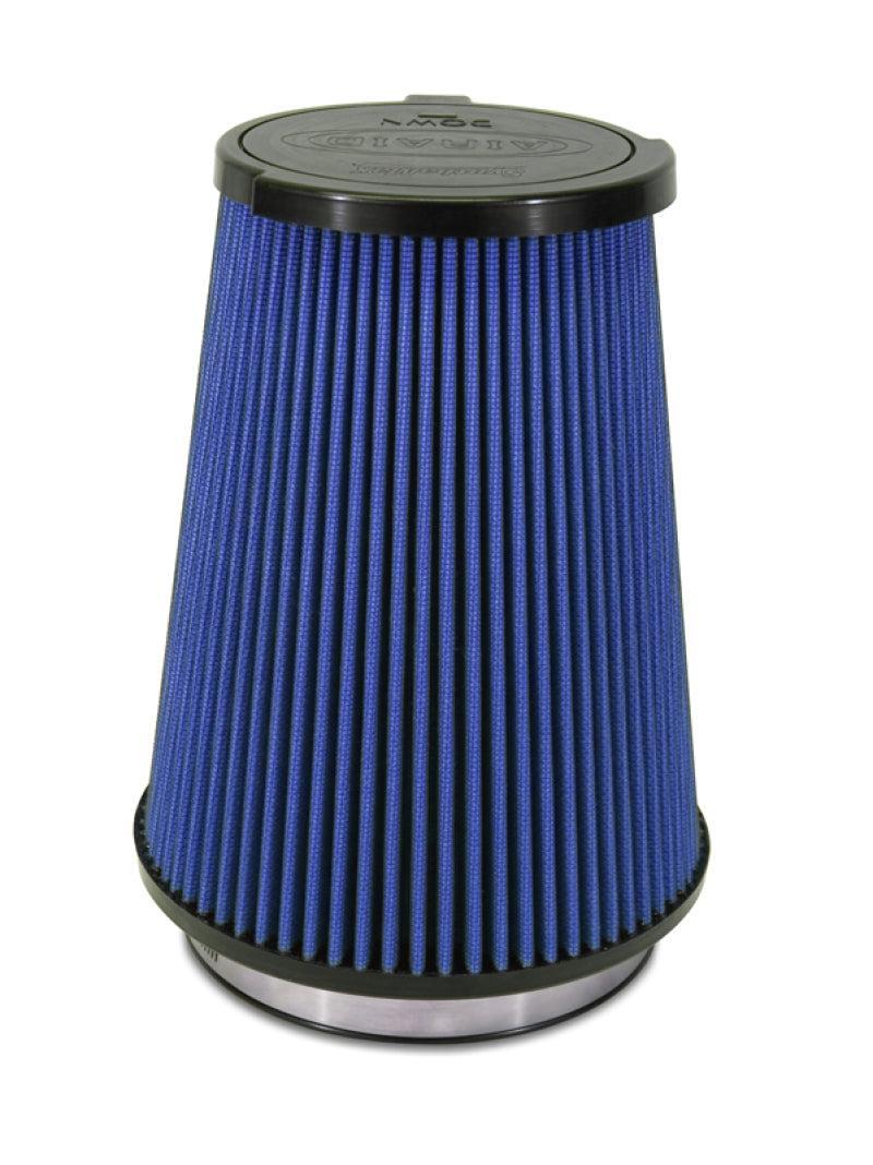 Airaid 10-14 Ford Mustang Shelby 5.4L Supercharged Direct Replacement Filter - Dry / Blue Media Airaid Air Filters - Direct Fit  AXOPROS