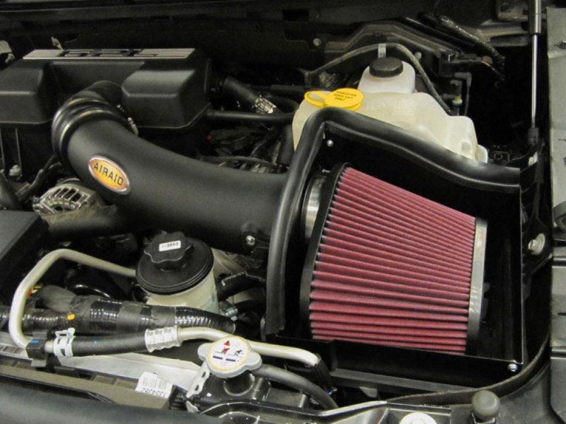 Airaid 10-14 Ford SVT Raptor / 11-13 F-150 6.2L CAD Intake System w/ Tube (Dry / Red Media) Airaid Cold Air Intakes  AXOPROS