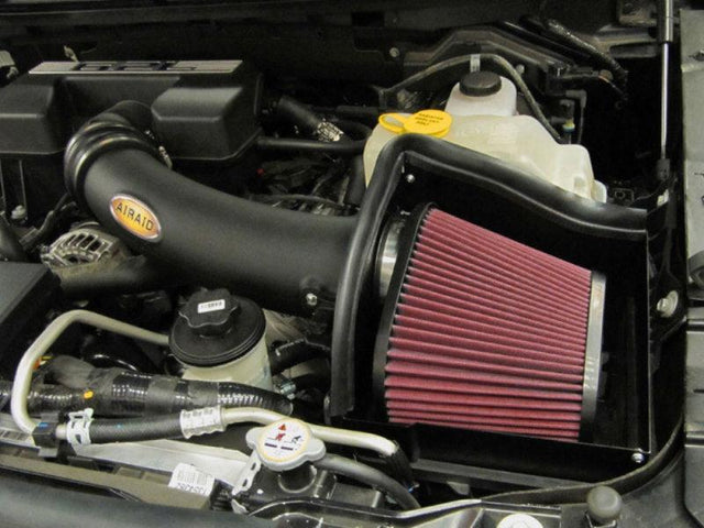 Airaid 10-14 Ford SVT Raptor / 11-13 F-150 6.2L CAD Intake System w/ Tube (Dry / Red Media) Airaid Cold Air Intakes  AXOPROS