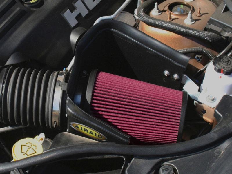 Airaid 11-14 Jeep GC / 11-13 Dodge Durango 3.6/5.7L CAD Intake System w/o Tube (Dry / Red Media) Airaid Cold Air Intakes  AXOPROS