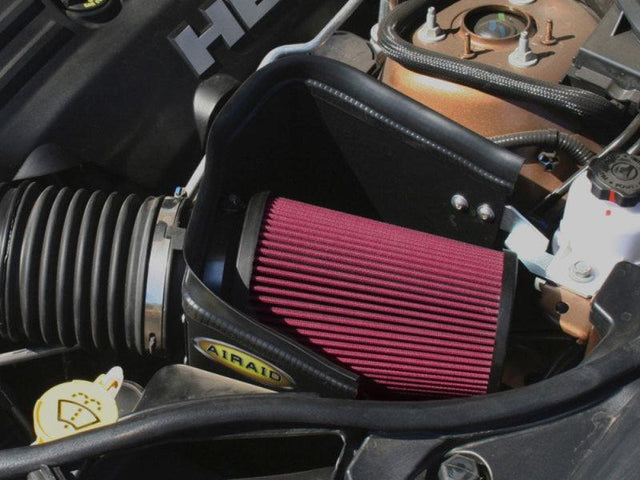 Airaid 11-14 Jeep GC / 11-13 Dodge Durango 3.6/5.7L CAD Intake System w/o Tube (Dry / Red Media) Airaid Cold Air Intakes  AXOPROS