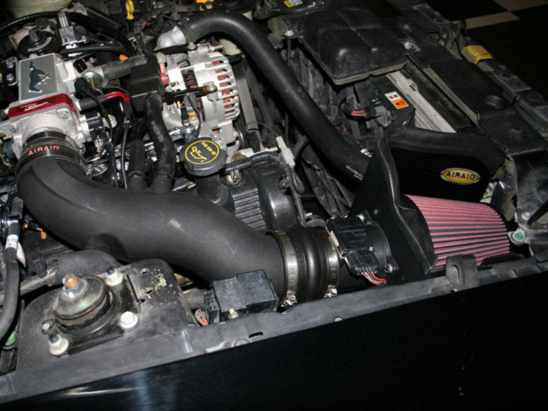 Airaid 99-04 Mustang GT MXP Intake System w/ Tube (Dry / Red Media) Airaid Cold Air Intakes  AXOPROS