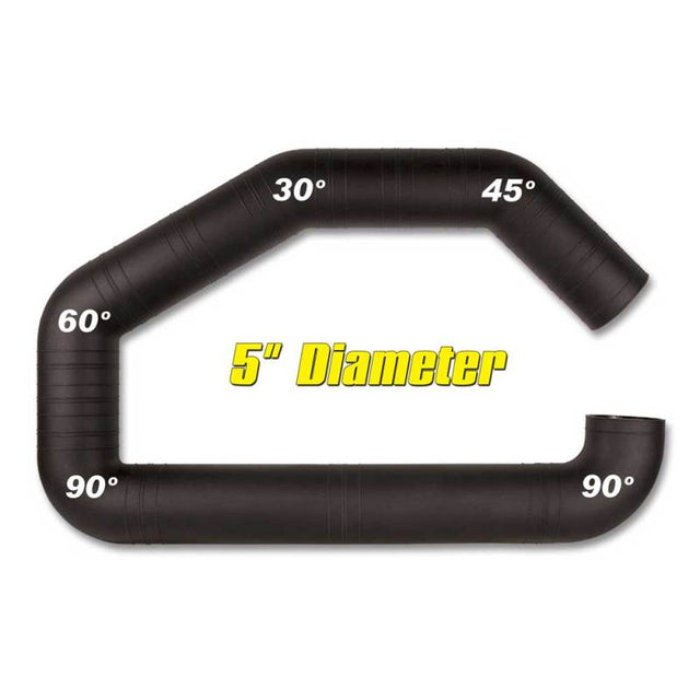 Airaid U-Build-It - 5in Intake Tube Airaid Air Intake Components  AXOPROS