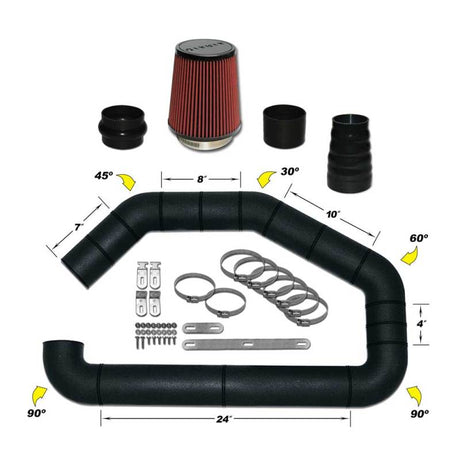 Airaid U-Build-It - Universal 3.5in Master Kit I w/700-452 (6in) Filter Airaid Air Intake Components  AXOPROS