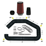 Airaid U-Build-It - Universal 4in Master Kit I w/700-470 (9in) Filter Airaid Air Intake Components  AXOPROS