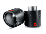 Akrapovic 07-14 MINI Cooper S (R56) / Cooper S Cabrio (R57) Tail Pipe Set (Carbon) Akrapovic Tips  AXOPROS