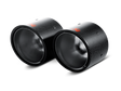 Akrapovic 07-14 MINI Cooper S (R56) / Cooper S Cabrio (R57) Tail Pipe Set (Carbon) Akrapovic Tips  AXOPROS