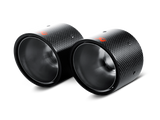 Akrapovic 07-14 MINI Cooper S (R56) / Cooper S Cabrio (R57) Tail Pipe Set (Carbon) Akrapovic Tips  AXOPROS