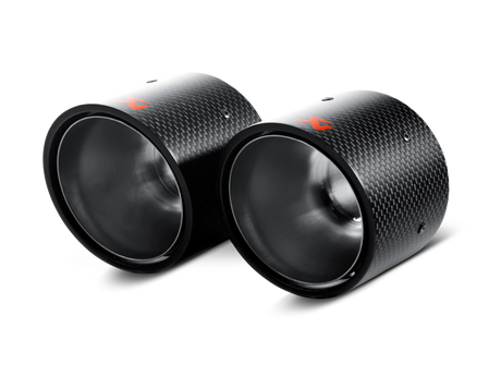 Akrapovic 07-14 MINI Cooper S (R56) / Cooper S Cabrio (R57) Tail Pipe Set (Carbon) Akrapovic Tips  AXOPROS