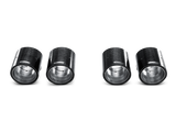 Akrapovic 11-12 BMW 1 Series M Coupe (E82) Tail Pipe Set (Carbon) Akrapovic Tips  AXOPROS