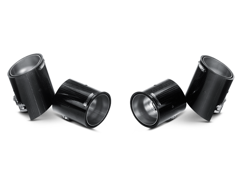 Akrapovic 11-12 BMW 1 Series M Coupe (E82) Tail Pipe Set (Carbon) Akrapovic Tips  AXOPROS