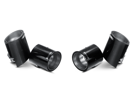 Akrapovic 11-12 BMW 1 Series M Coupe (E82) Tail Pipe Set (Carbon) Akrapovic Tips  AXOPROS