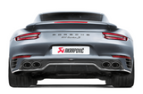 Akrapovic 16-17 Porsche 911 Turbo/Turbo S (991.2) Slip-On Line (Titanium) (Req. Tips/Diffuser) Akrapovic Muffler  AXOPROS