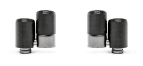 Akrapovic 17-18 Porsche Panamera Turbo Tail Pipe Set (Carbon) Akrapovic Tips  AXOPROS