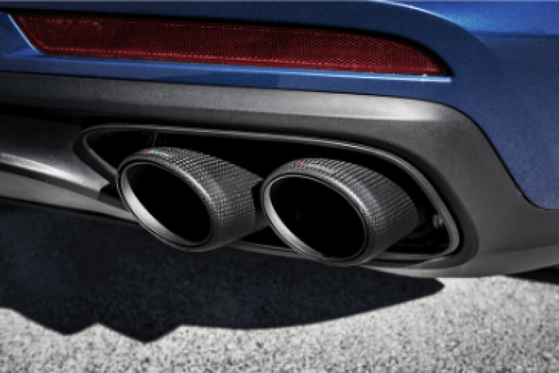 Akrapovic 17-18 Porsche Panamera Turbo Tail Pipe Set (Carbon) Akrapovic Tips  AXOPROS