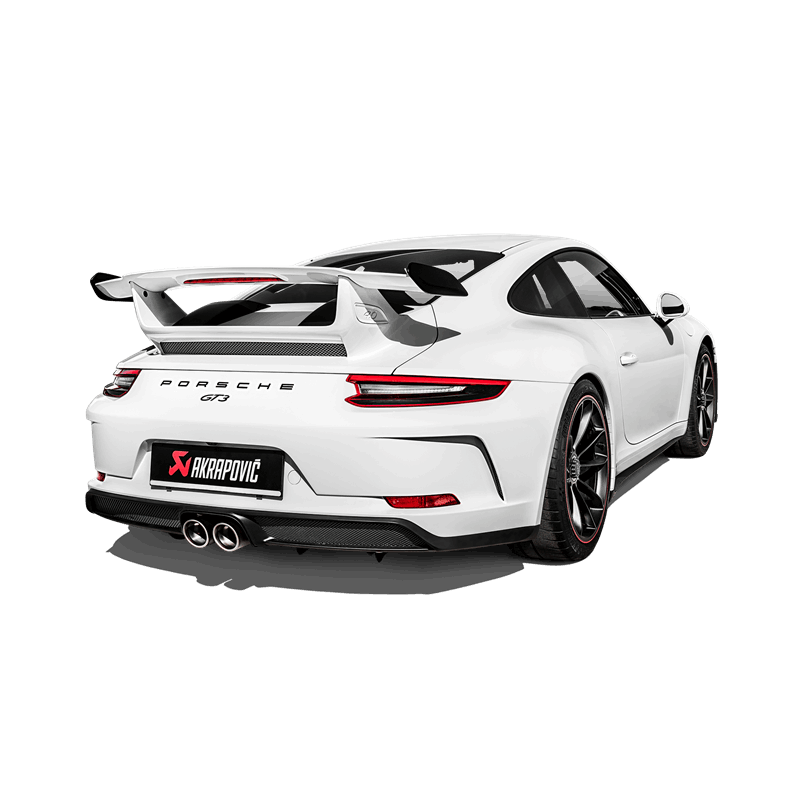 Akrapovic 2018 Porsche 911 GT3 (991.2) Slip-On Race Line (Titanium) w/Titanium Tail Pipe Set Akrapovic Muffler  AXOPROS