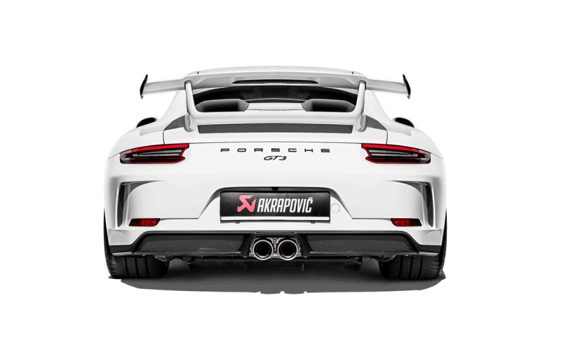 Akrapovic 2018 Porsche 911 GT3 (991.2) Slip-On Race Line (Titanium) w/Titanium Tail Pipe Set Akrapovic Muffler  AXOPROS