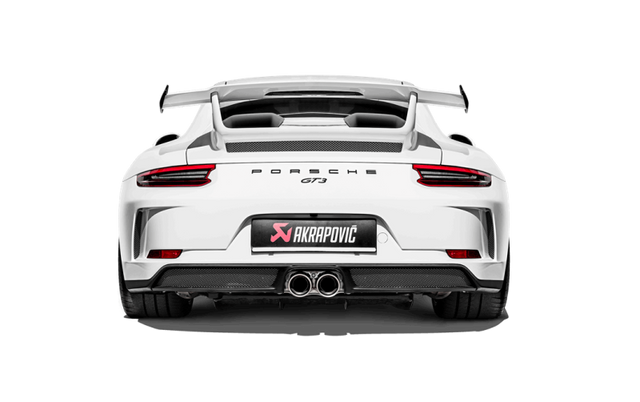 Akrapovic 2018 Porsche 911 GT3 (991.2) Slip-On Race Line (Titanium) w/Titanium Tail Pipe Set Akrapovic Muffler  AXOPROS