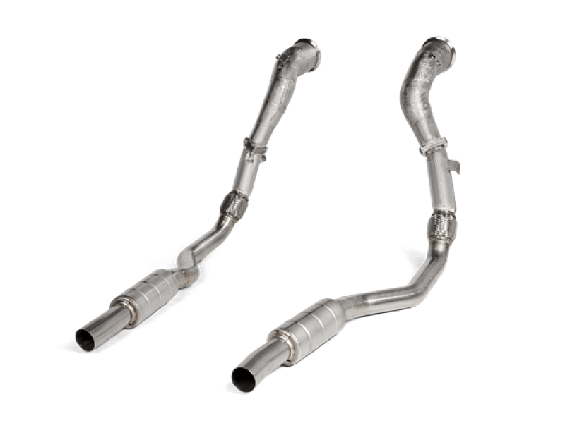 Akrapovic 2020 Audi RS6 Avant (C8) DownPipe (SS) w/Link Pipe Set (Does Not Fit w/L-AU/SS/6) Akrapovic Downpipes  AXOPROS