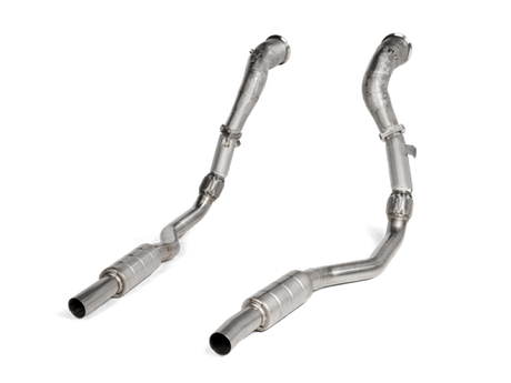Akrapovic 2020 Audi RS6 Avant (C8) DownPipe (SS) w/Link Pipe Set (Does Not Fit w/L-AU/SS/6) Akrapovic Downpipes  AXOPROS