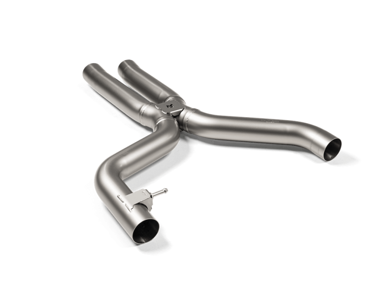 Akrapovic 2021+ BMW G87 M2, G80 M3 &amp; G82 M4 Evolution Short Link pipe w/o Resonator  (Titanium) Akrapovic Connecting Pipes  AXOPROS