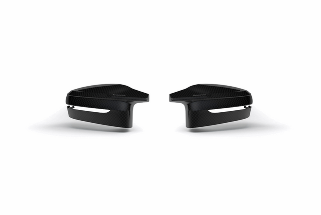 Akrapovic 2021+ BMW (G87) M2, (G80) M3 &amp; (G82) M4 Mirror Cap Set- Gloss Carbon Akrapovic Carbon Accessories  AXOPROS