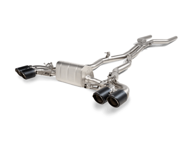 Akrapovic 2021 BMW M8/M8 Competition (F91/F92) Evolution Line Cat Back (Titanium) w/Carbon Tips Akrapovic Catback  AXOPROS