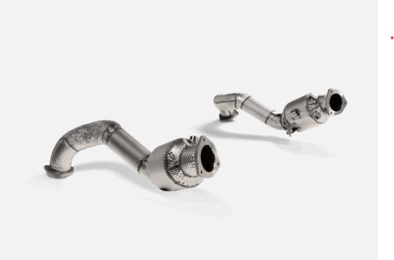 Akrapovic 2022+ Porsche 718 Cayman GT4 RS Link-Pipe Set (Titanium) Akrapovic Connecting Pipes  AXOPROS