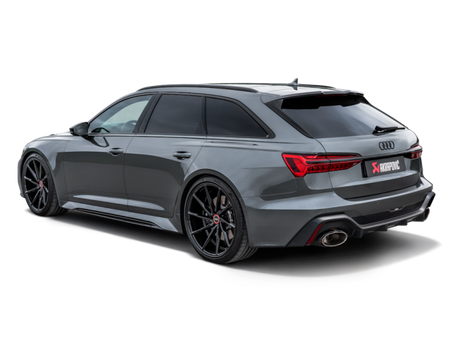 Akrapovic 2023 Audi RS6 Avant (C8) Evolution Line Cat Back (Titanium) (Req Link Pipe Set) - AXOPROS
