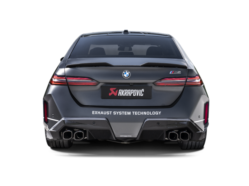 Akrapovic 2024+ BMW M5 (G90) Rear Carbon Fiber Diffuser - High Gloss Akrapovic Diffusers  AXOPROS