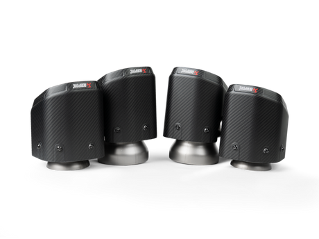 Akrapovic 2024+ BMW M5 (G90,G99) Hexagonal Carbon Fiber Tail Pipe Set Akrapovic Tips  AXOPROS
