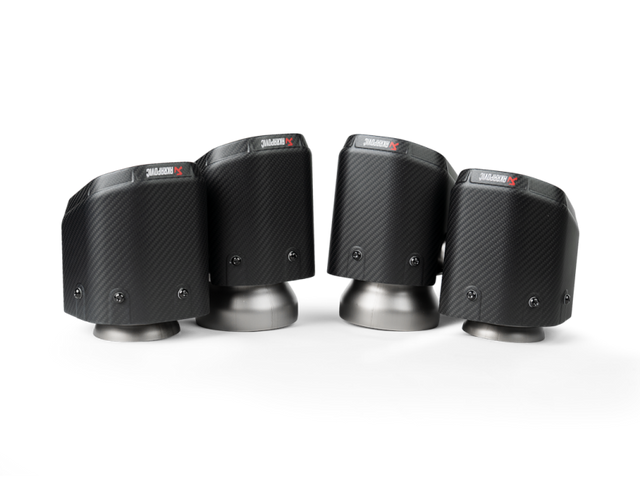 Akrapovic 2024+ BMW M5 (G90,G99) Hexagonal Carbon Fiber Tail Pipe Set Akrapovic Tips  AXOPROS