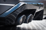 Akrapovic 2024+ BMW M5 (G90,G99) Round Carbon Fiber Tail Pipe Set Akrapovic Tips  AXOPROS