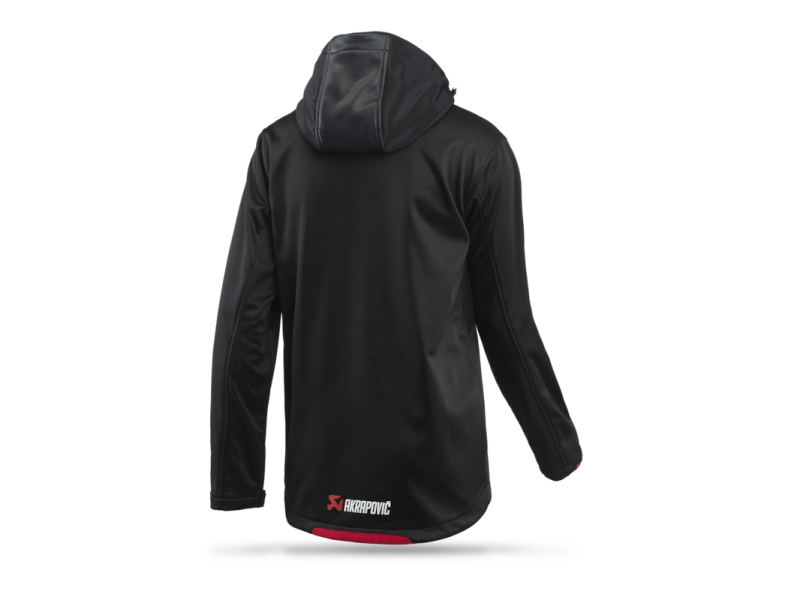 Akrapovic Mens Corpo Softshell Jacket Black - 2XL Akrapovic Headwear  AXOPROS