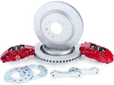 Alcon 10-14 & 17-18 Raptor/09-17 F150 360x32 Rotors 4-Piston Red Rear Brake Kit w/o Elect Park Brake Alcon Big Brake Kits  AXOPROS