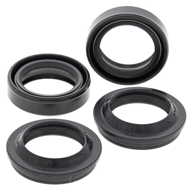 All Balls Racing 88-90 Yamaha DT50 Fork Oil Seal & Dust Seal Kit All Balls Racing Fork Seal Kits  AXOPROS